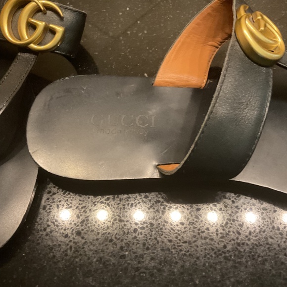 Flat Marmont Leather Thong - Picture 4 of 5